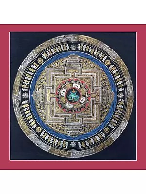 Victory Banner Mandala (Brocadeless Thangka)