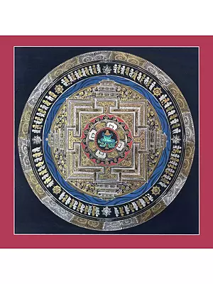 Victory Banner Mandala (Brocadeless Thangka)