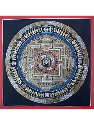 Fish Mandala (Brocadeless Thangka)
