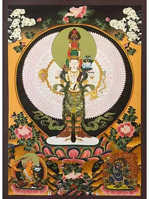 Shakyamuni (Brocadeless Thangka)