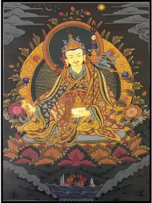 Guru Rinpoche/Guru Padmasambhava (Brocadeless Thangka)