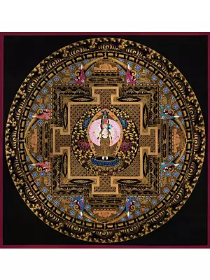 Lokeshvara Mandala (Brocadeless Thangka)