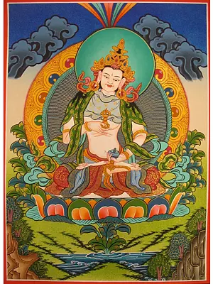 Dorje Sempa Thangka (Brocadeless Thangka)