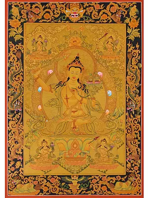 5 Manjushree (Brocadeless Thangka)