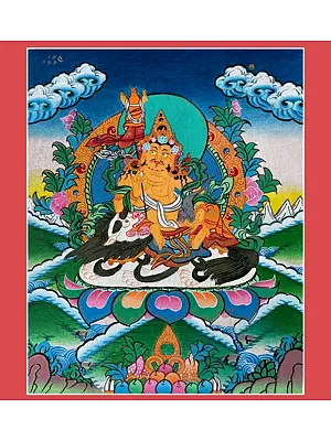 Namtose Buddha Thangka (Brocadeless Thangka)