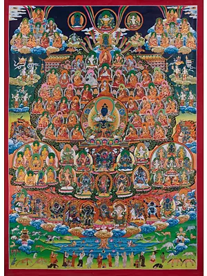Kagyu Choksing Thangka (Brocadeless Thangka)