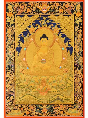 Shakyamuni Buddha (Brocadeless Thangka)