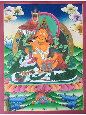 Namtose Buddha Thangka (Brocadeless Thangka)