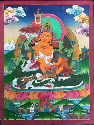 Namtose Buddha Thangka (Brocadeless Thangka)