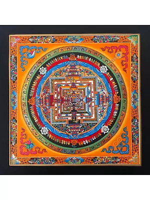 Kalachkara Mandala (Brocadeless Thangka)