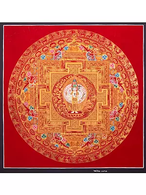 Lokeshvara mandala (Brocadeless Thangka)