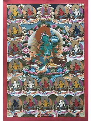 21 Tara Thangka (Brocadeless Thangka)