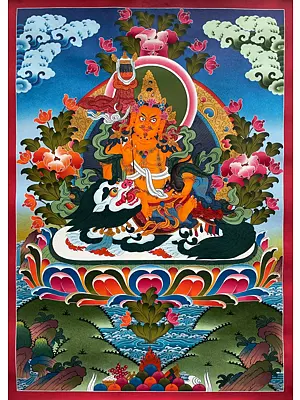 Namtose Buddha Thangka (Brocadeless Thangka)