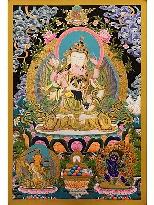 Vajarasattva (Brocadeless Thangka)
