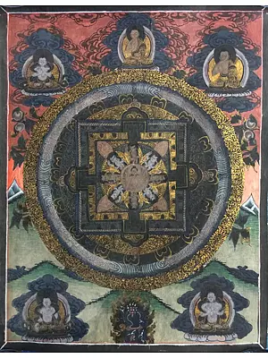 Mandala Thangka (Brocadeless Thangka)