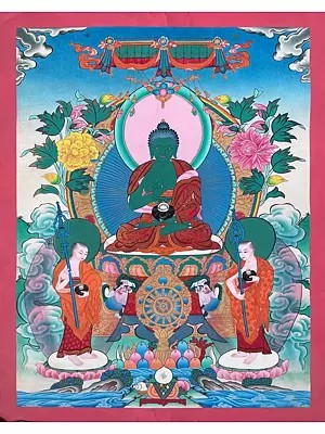 Lord Buddha (Brocadeless Thangka)