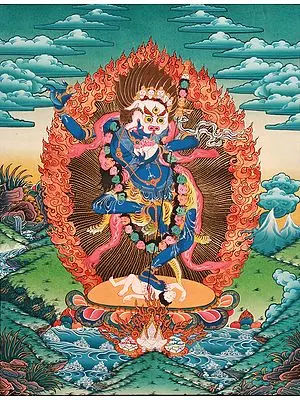 Simhavaktra: Lion Faced Dakini (Tibetan Buddhist)