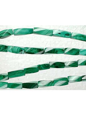 Malachite Twisted Rectangular Tubes