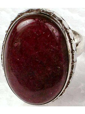 Oval Ruby Ring