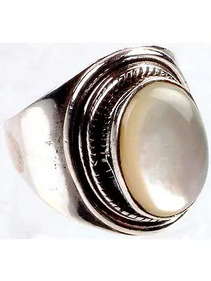 Oval Shell Ring