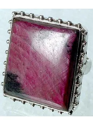 Rectangular Ruby Ring