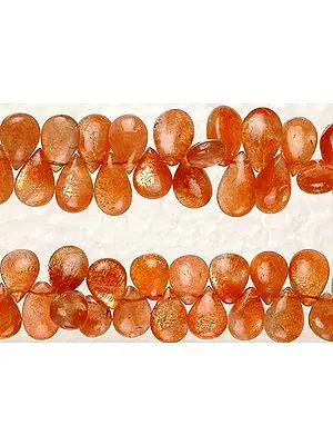 Sunstone Plain Briolette