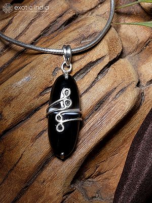 Sterling Silver Wire Wrapped Gemstone Pendant