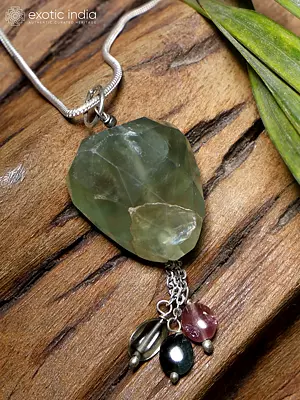 Green Calcite Gemstone Pendant