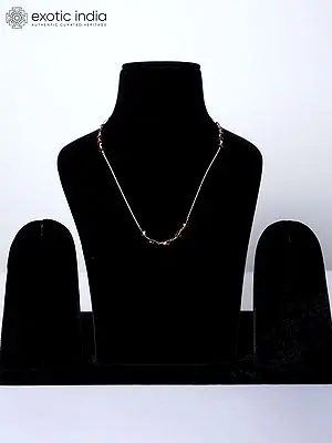 Pink Tourmaline Faceted Gemstone Necklace