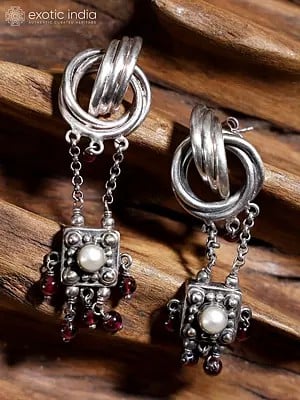 Stylish Sterling Silver Earrings