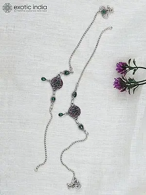 Designer Tourmaline Gemstone Anklet
