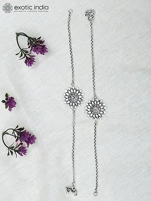 Floral Design Anklet