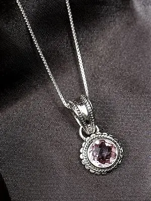 Beautiful Small Pink Tourmaline Pendant