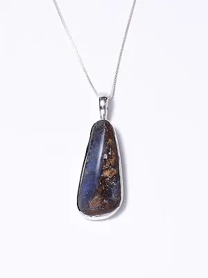 Sterling Silver Pendant with Gemstone