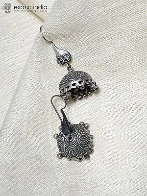 Sterling Silver Jhumki | Indian Earrings Jewelry