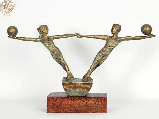 27" Made for Each Other | Original Bronze Sculpture