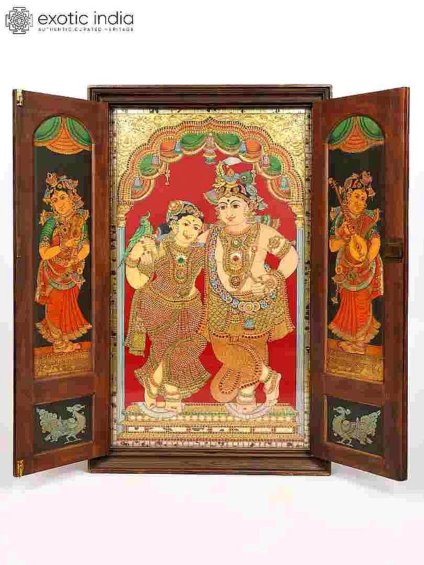 50" Ganesha Tanjor Painting