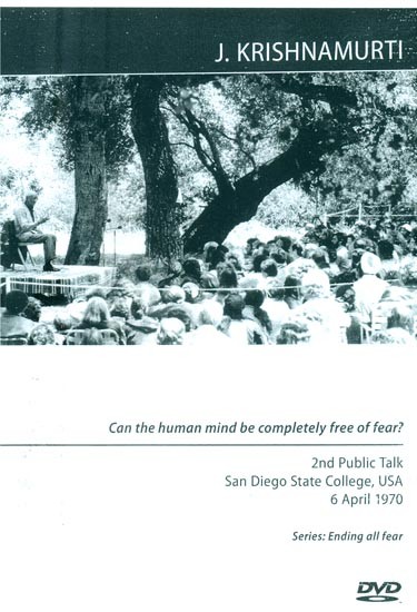 Can the Human Mind be Completely Free of Fear ? (DVD)