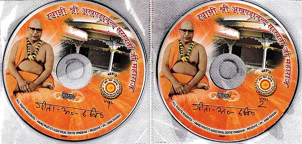 गीता (स्वामी श्री अखण्डानन्द सरस्वती जी महाराज) - Gita: Swami Shri Akhandananda Saraswati Ji Maharaji n MP3 (Set of 2 Volumes)