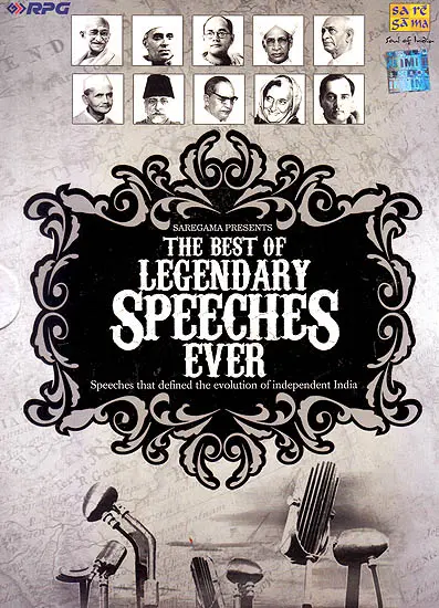 The Best of Legendary Speeches Ever: Speeches That Defined The Evolution of Independent India (Set of 6 Audio CDs)