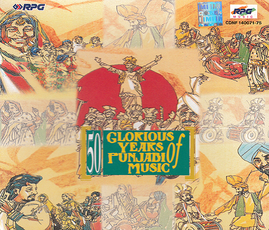 50 Glorious Years of Punjabi Music (Set of 5 Audio CDs)