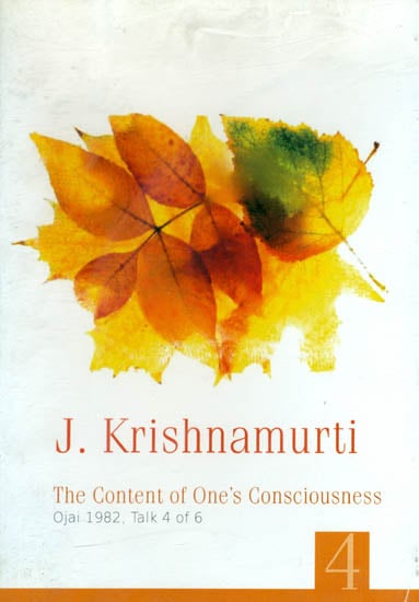 J. Krishnamurti: The Content of One’s Consciousness (DVD)