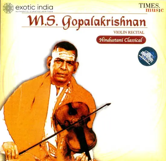 M.S.Gopalakrishnan Violin Recital (Hindustani Classical) (Audio CD) |