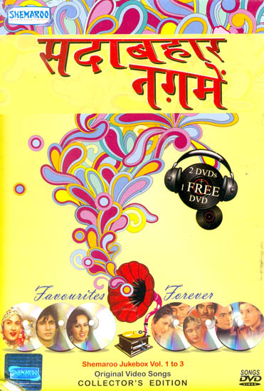 Sadabahar Naghme “Favourites Forever”: Original Videos of Hindi Film Songs (Sets of 3 DVDs)