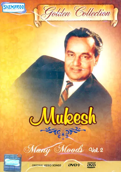 Mukesh “Many Moods”: Golden Collection(Vol. 2): Original Videos of Hindi Film Songs (DVD)