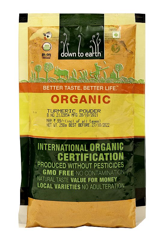 Morarka Organic Down To Earth Turmeric Powder (Improving the Quality of Life, By Improving the Quality of Food.)