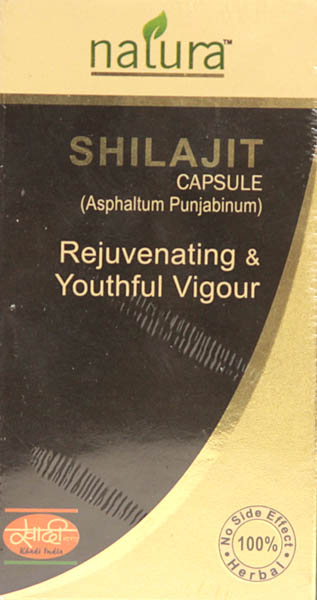 Shilajit Capsule (Asphaltum Punjabinum) Rejuvenating & Youthful Vigour (30 Capsules)