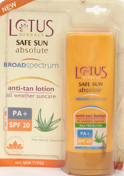 Safe Sun Absolute Anti-tan Lotion All Weather Suncare Mild Protection