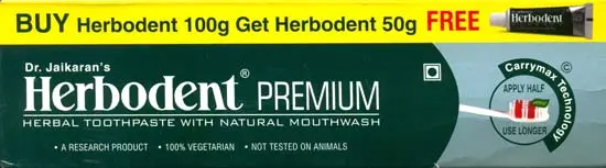 Herbodent Classic Herbal Toothpaste with Natural Mouthwash