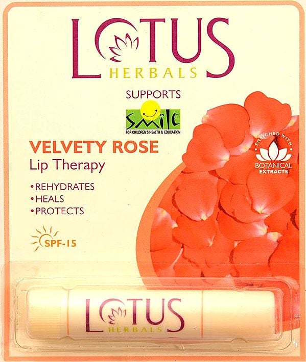 Velvety Rose Lip Therapy (Rehydrates, Heals & Protects)